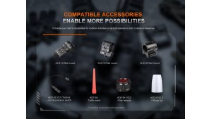 Fenix PD35R ACE - Lanternă Reîncărcabilă - 2000 Lumeni - 380 Metri